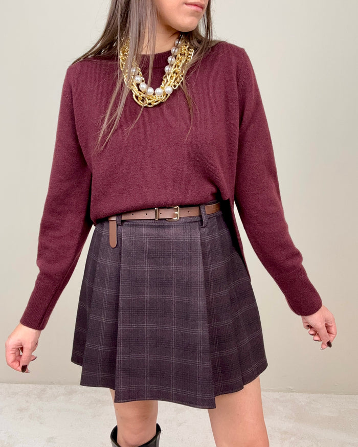Maglione bordeaux SoAllure