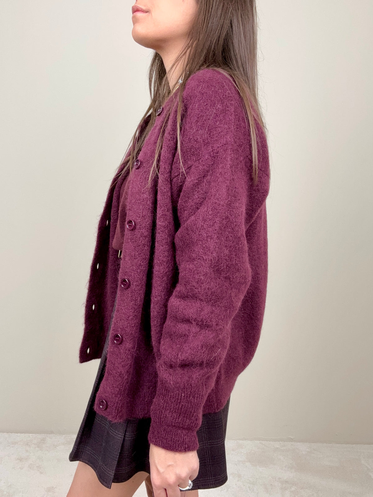 Cardigan bordeaux SoAllure