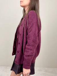 Cardigan bordeaux SoAllure