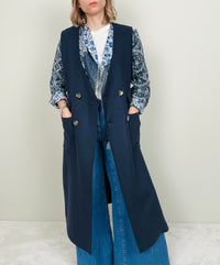 Gilettone blu navy