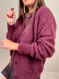 Cardigan bordeaux SoAllure
