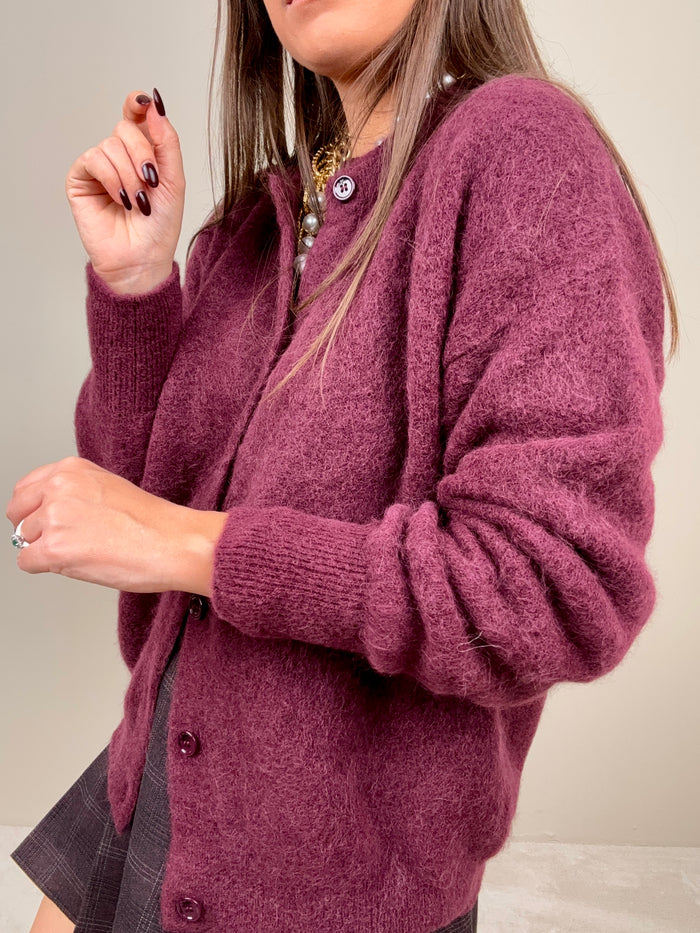 Cardigan bordeaux SoAllure