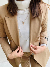 Blazer fantasia gessata - GIULIA F.