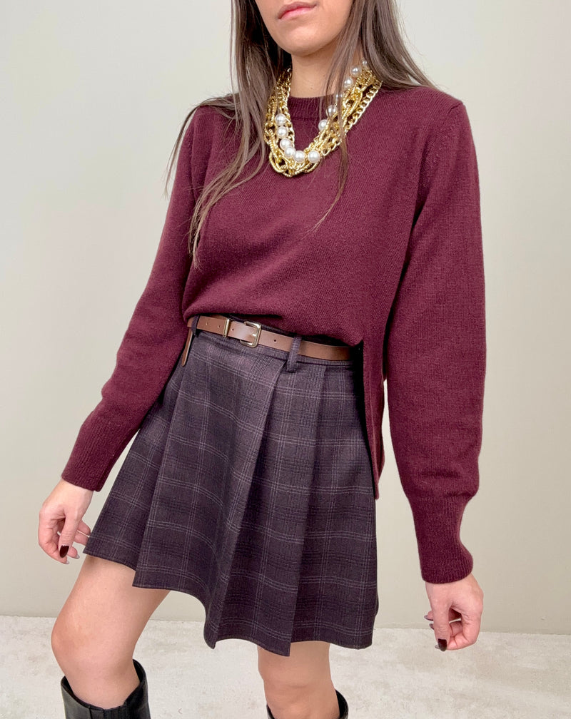 Gonna college con cinturina