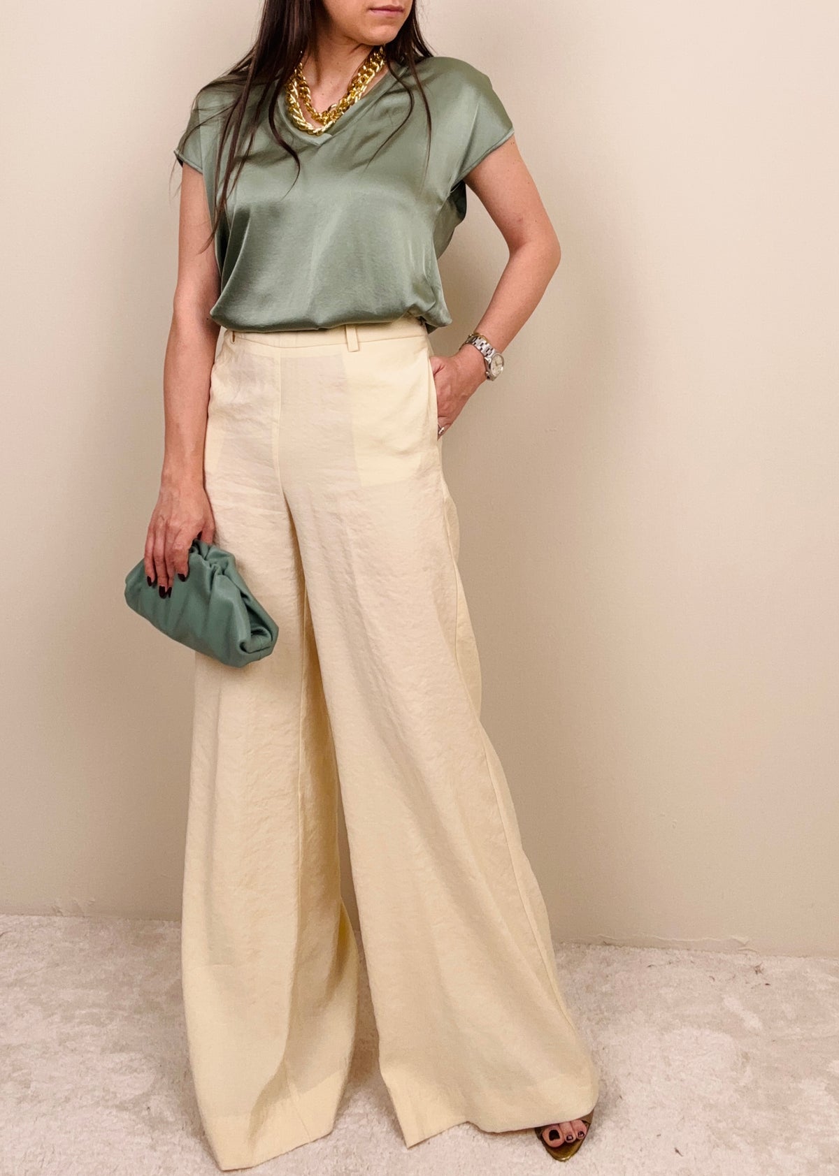 Pantalone cream