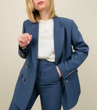 Giacca sartoriale blu navy