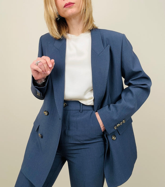 Giacca sartoriale blu navy