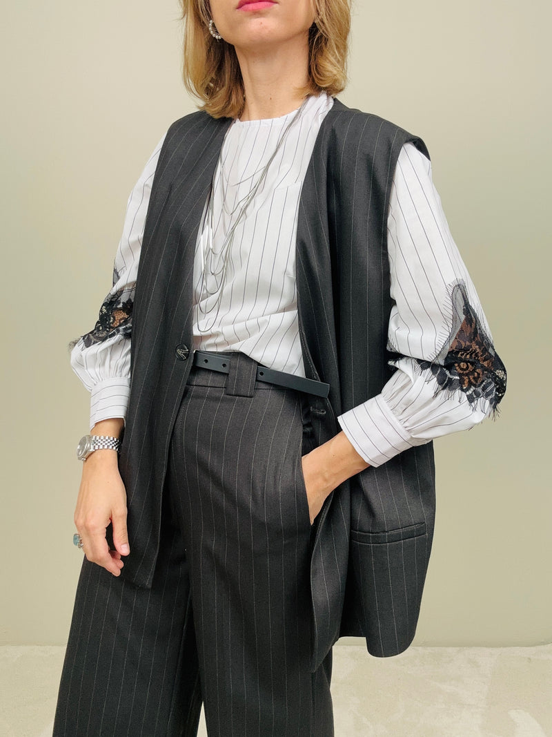 Gilet gessato