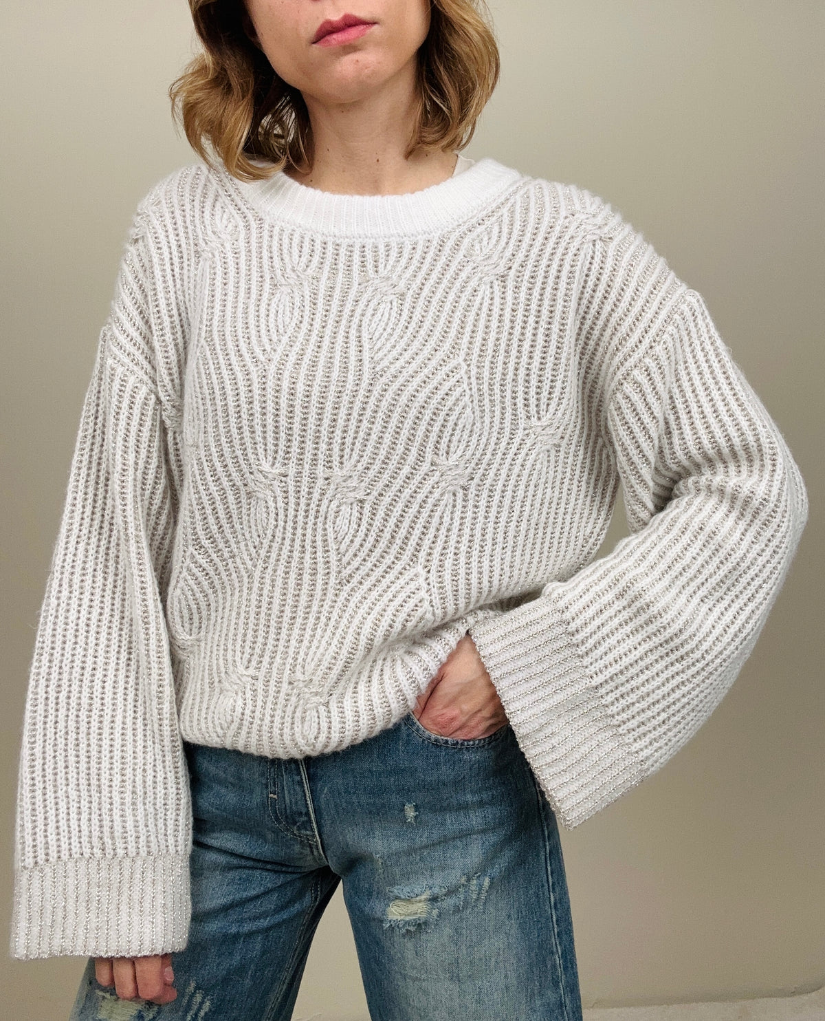 Maglione lavorato (più colori)