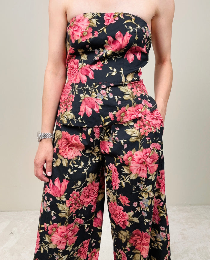 Pantalone fantasia floreale