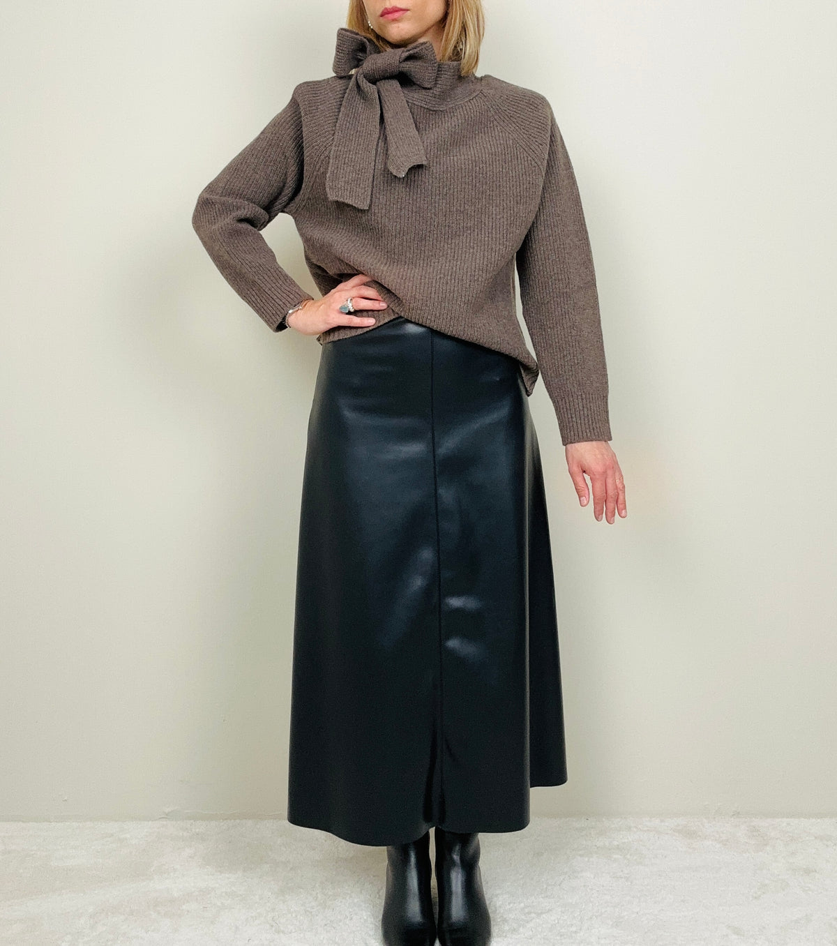 Gonna in ecopelle (più colori)