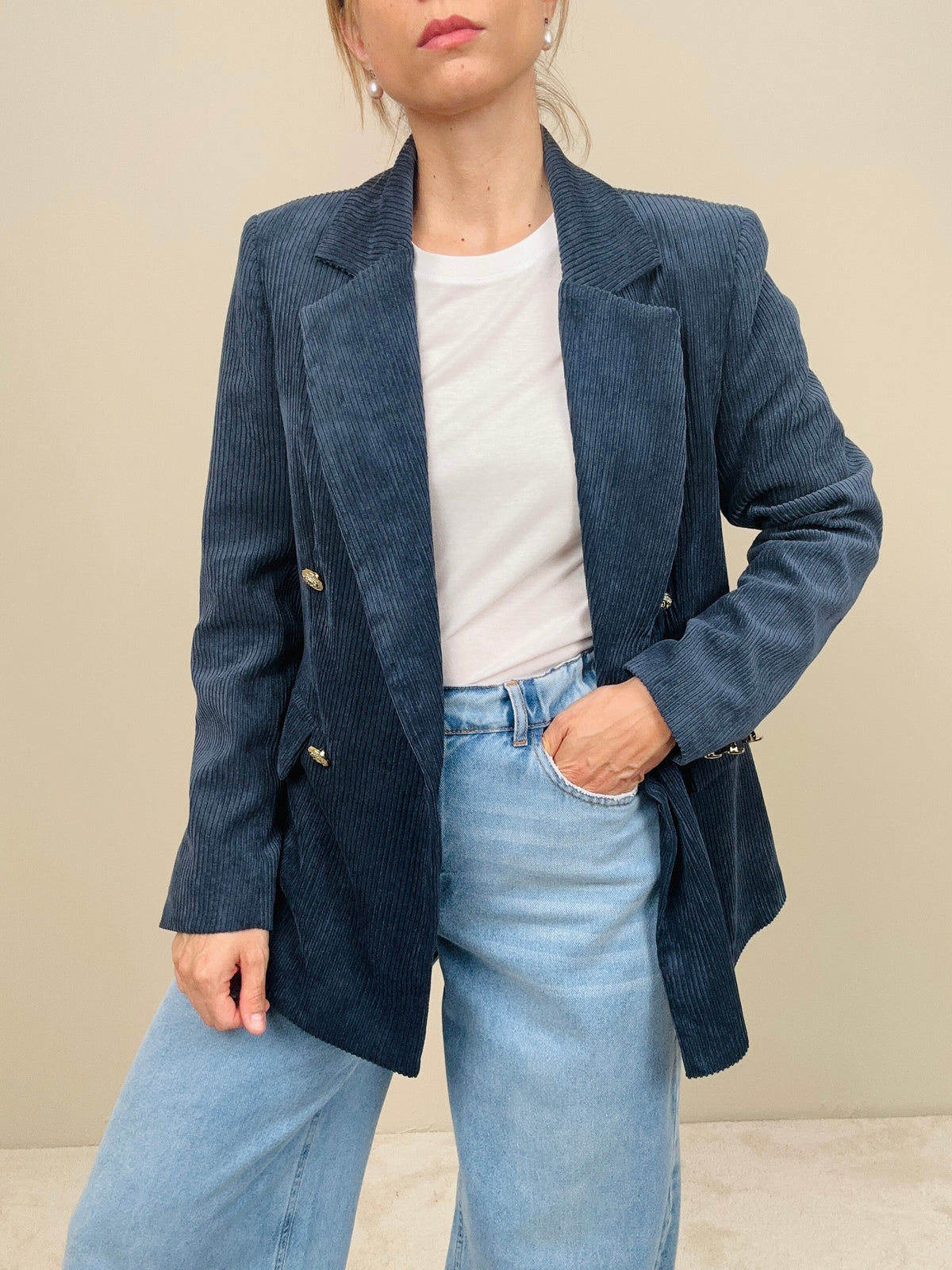 Blazer in velluto
