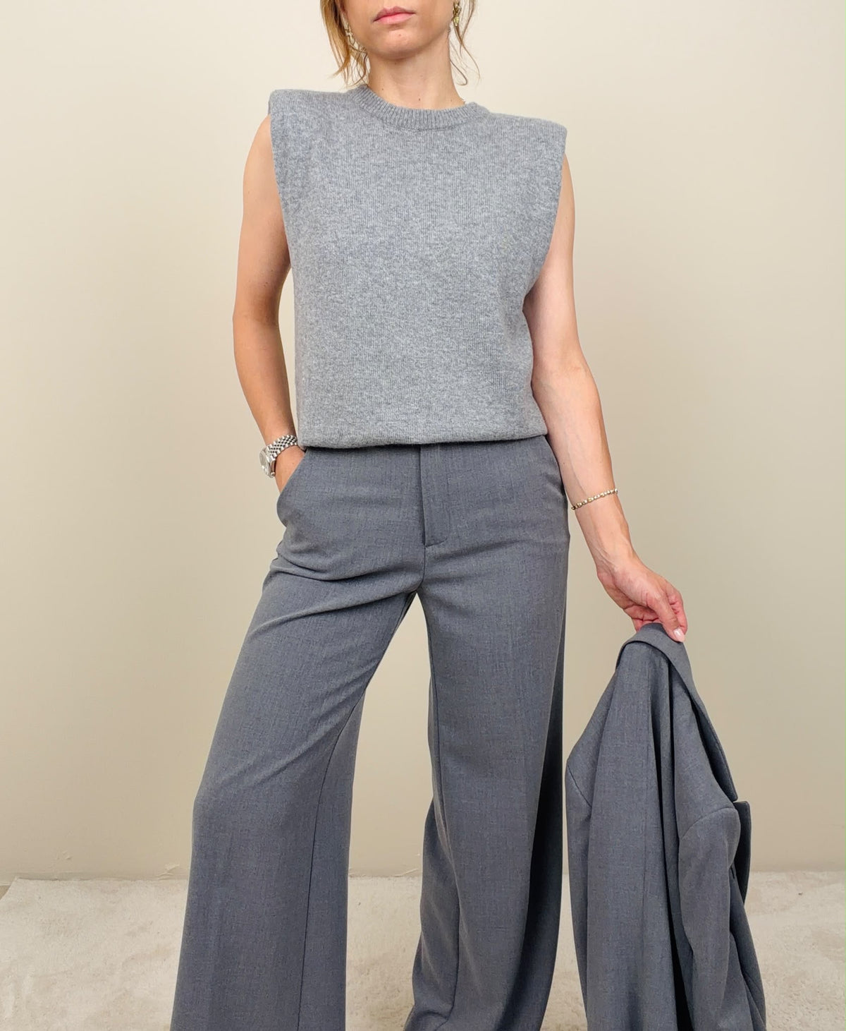 Pantalone a palazzo fumo
