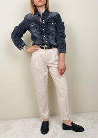 Pantalone burro con cintura