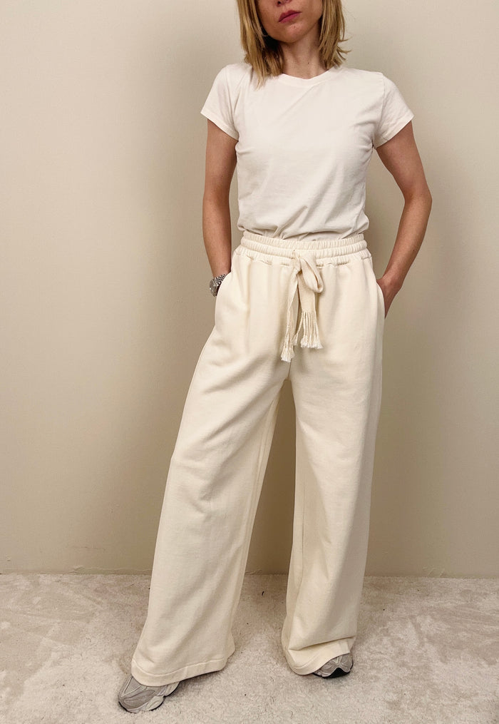 Pantalone ginnico burro