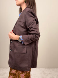 Blazer suede cacao