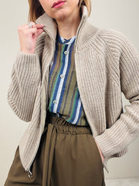 Maglione con zip lunga (più colori)
