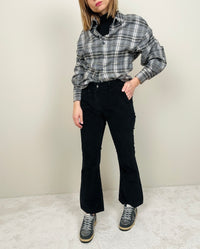 Pantalone trombetta in velluto (più colori)