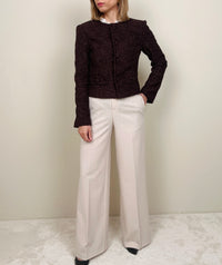 Pantalone a palazzo burro