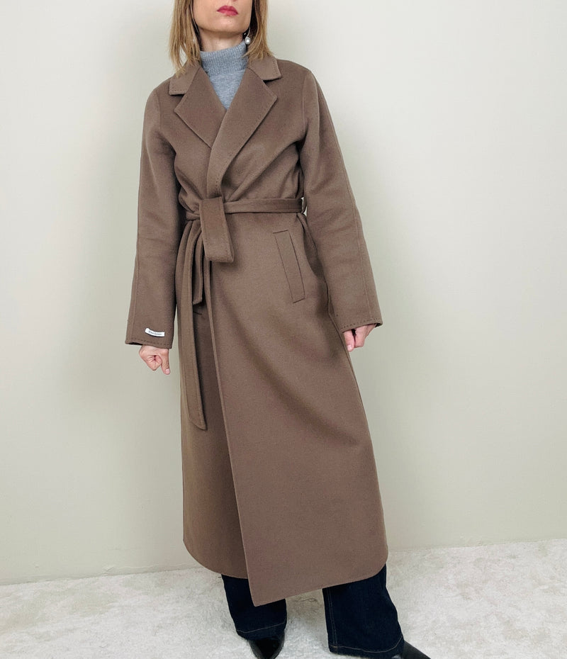 Cappotto vestaglia taupe