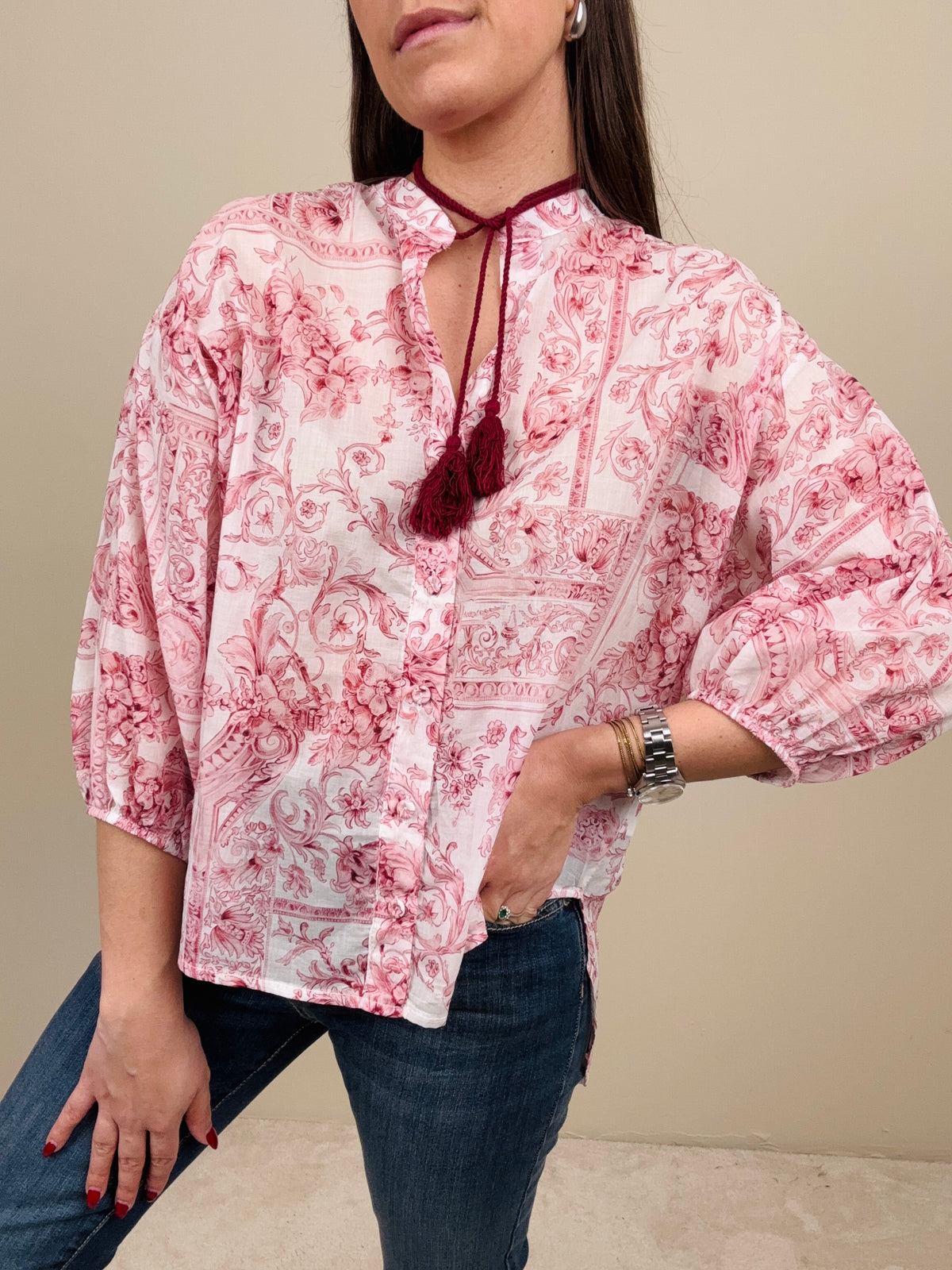 Camicia maiolica