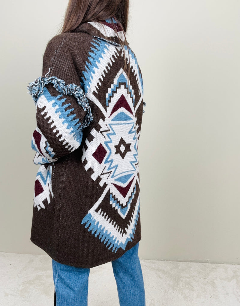 Cardigan Messico brown