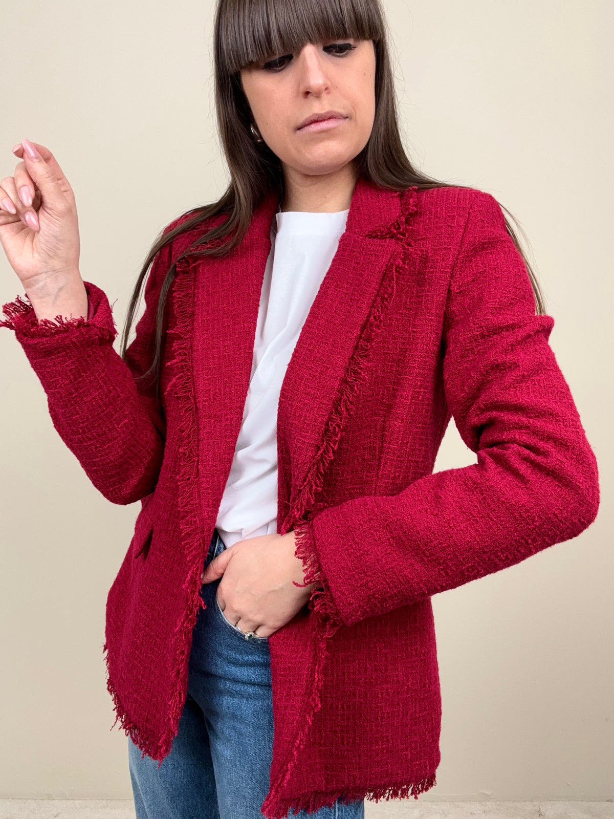 Blazer chanel rosso