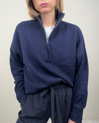 Polo in maglia con zip