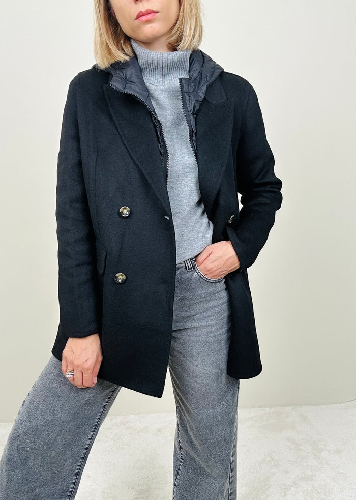 Cappotto col gilet staccabile (più colori