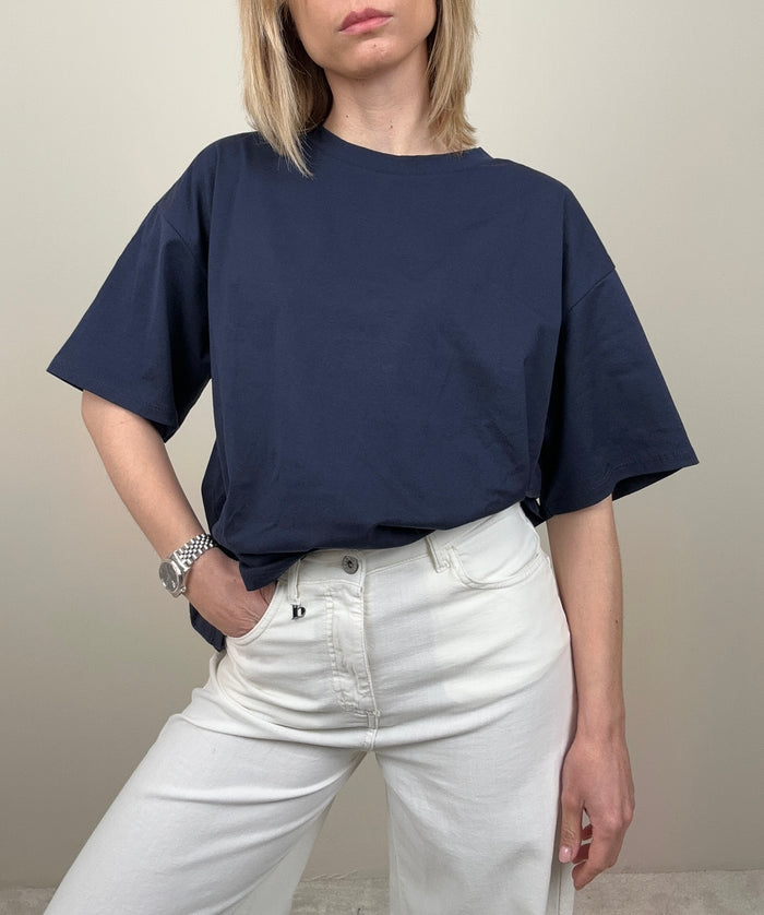 T-shirt in cotone over (più colori)