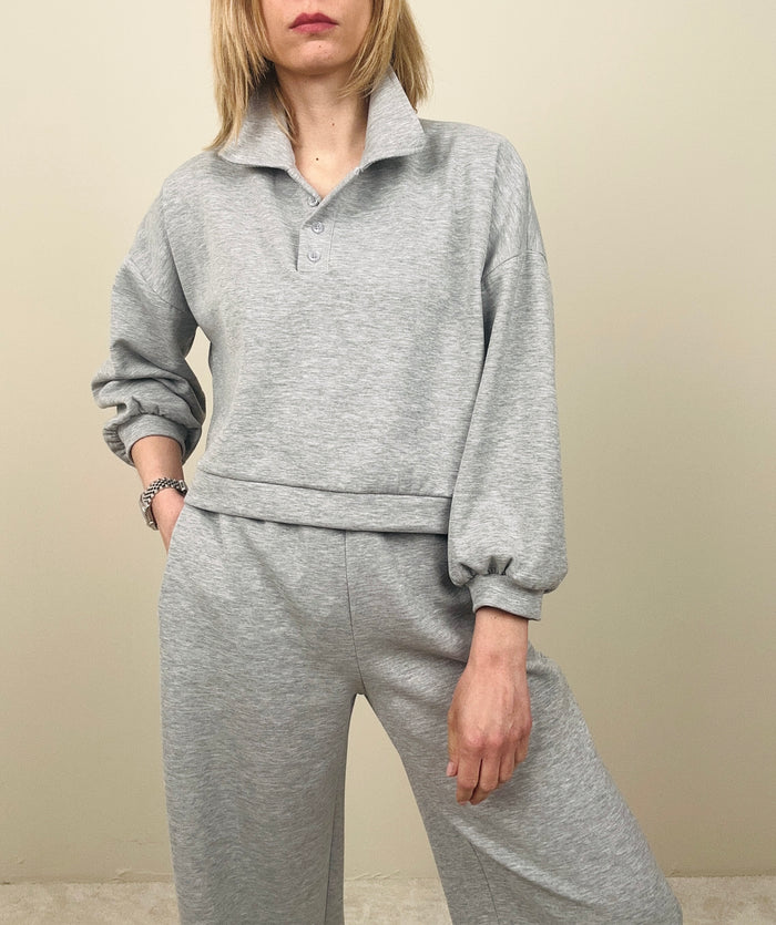 Tuta con felpa a polo (più colori)
