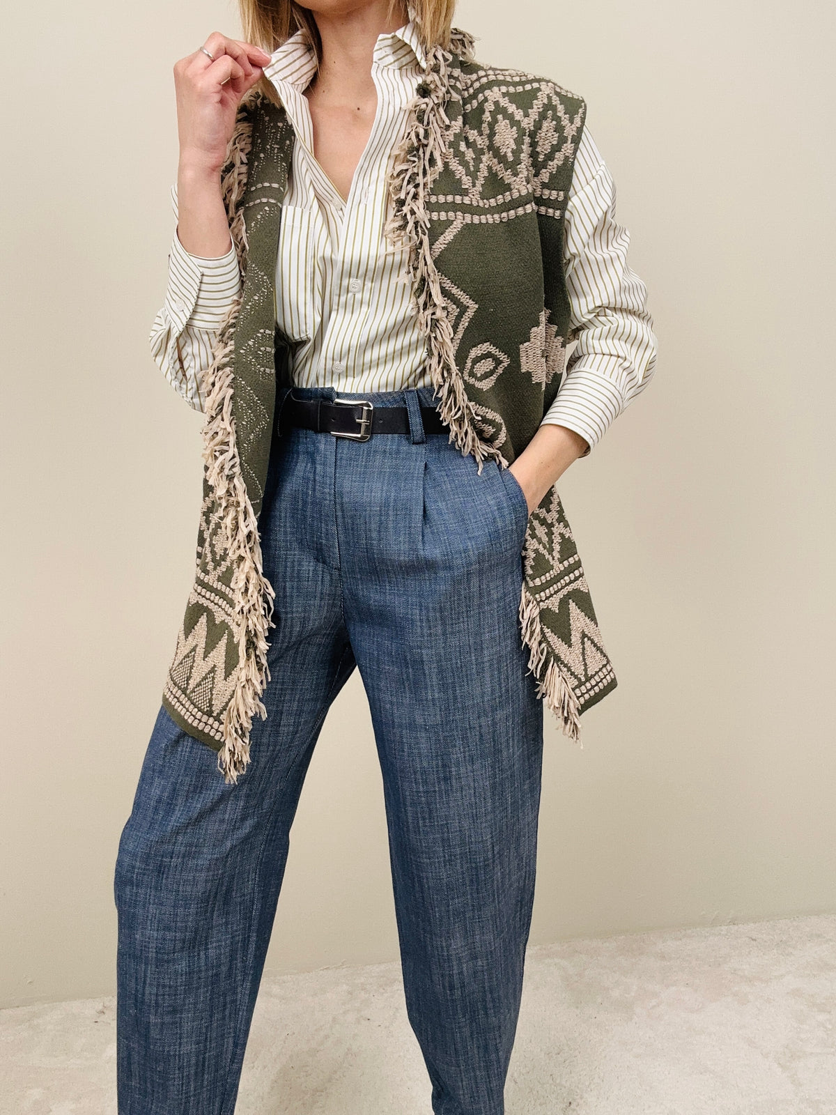 Gilet in maglia Maya (più colori)
