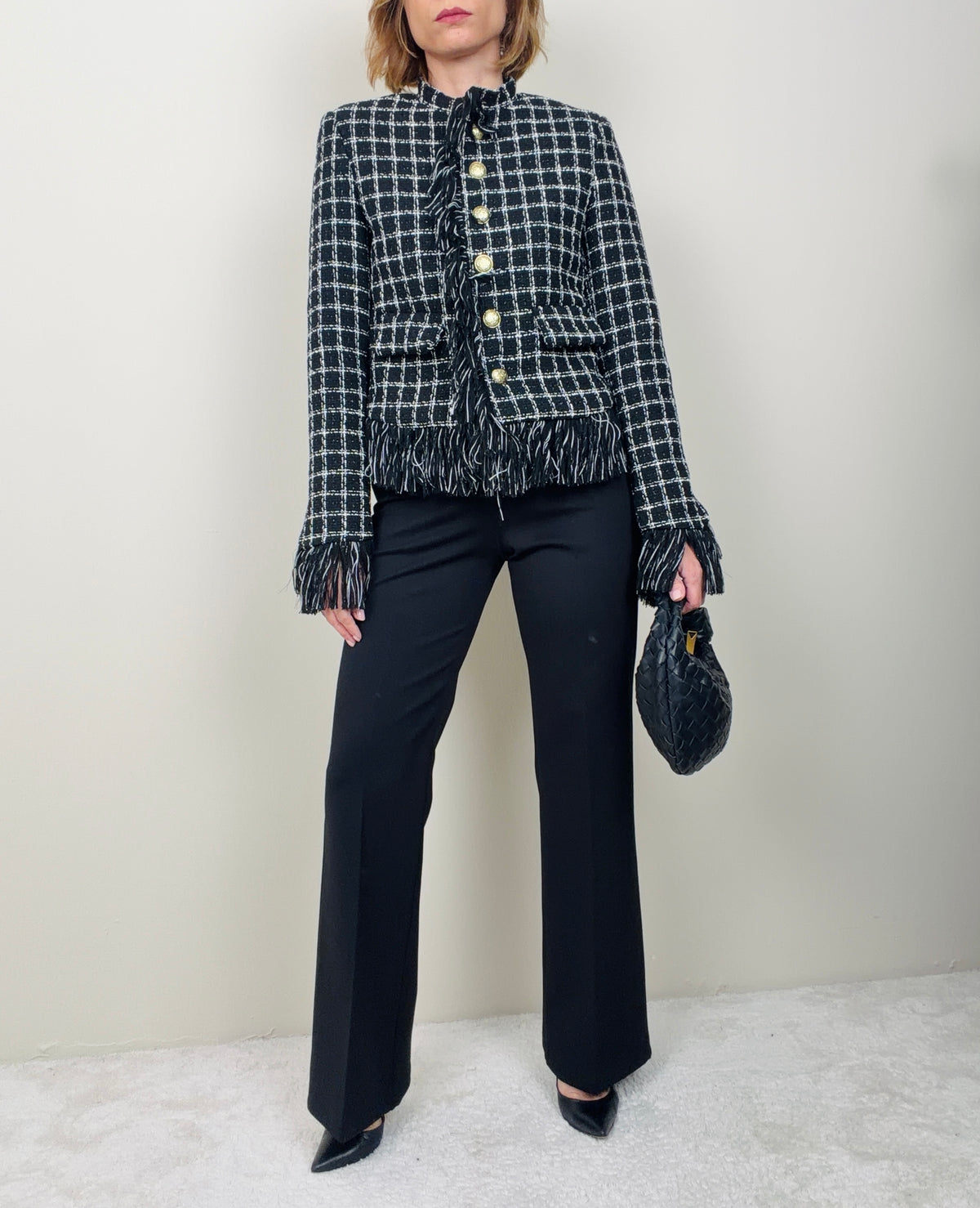 Pantalone punto milano stellina