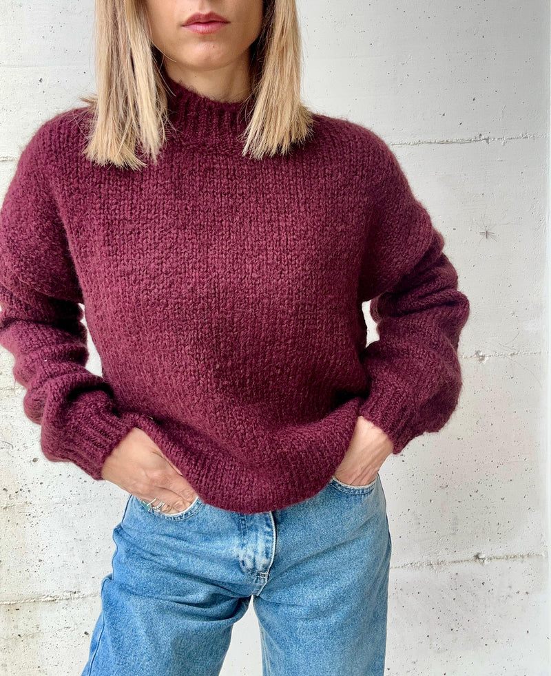 Maglione burgundy