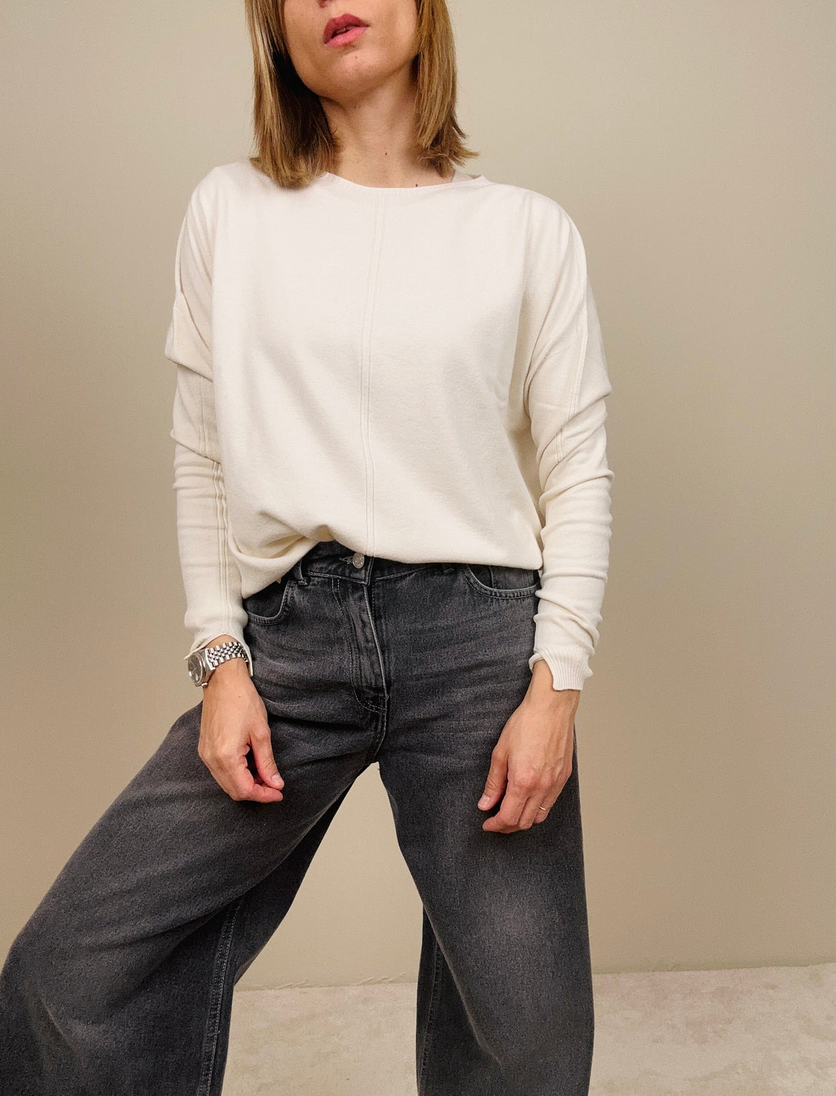 Maglioncino basico calda viscosa (più colori)