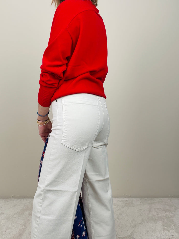 Jeans in cotone burro