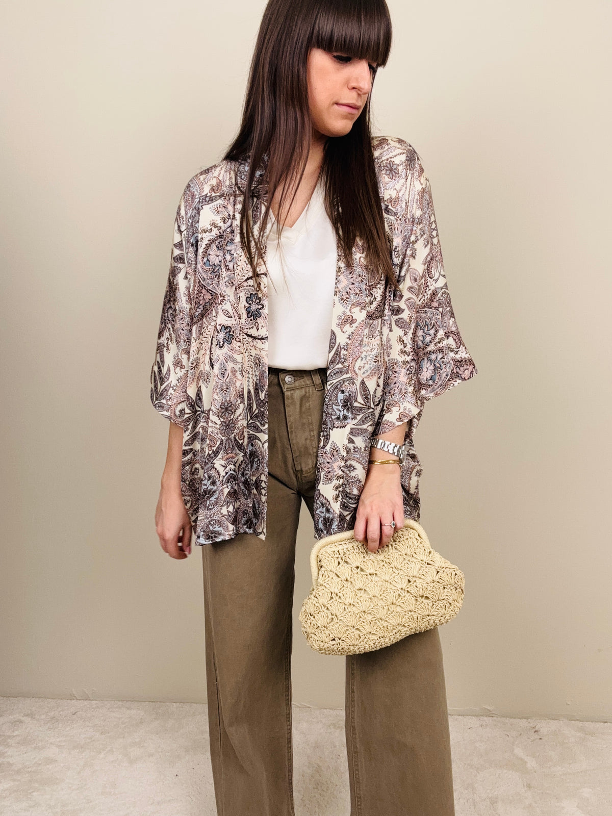 Clutch in rafia (più colori)