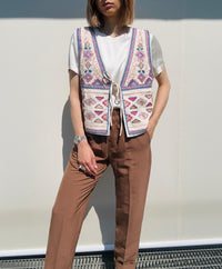 Gilet ricamato