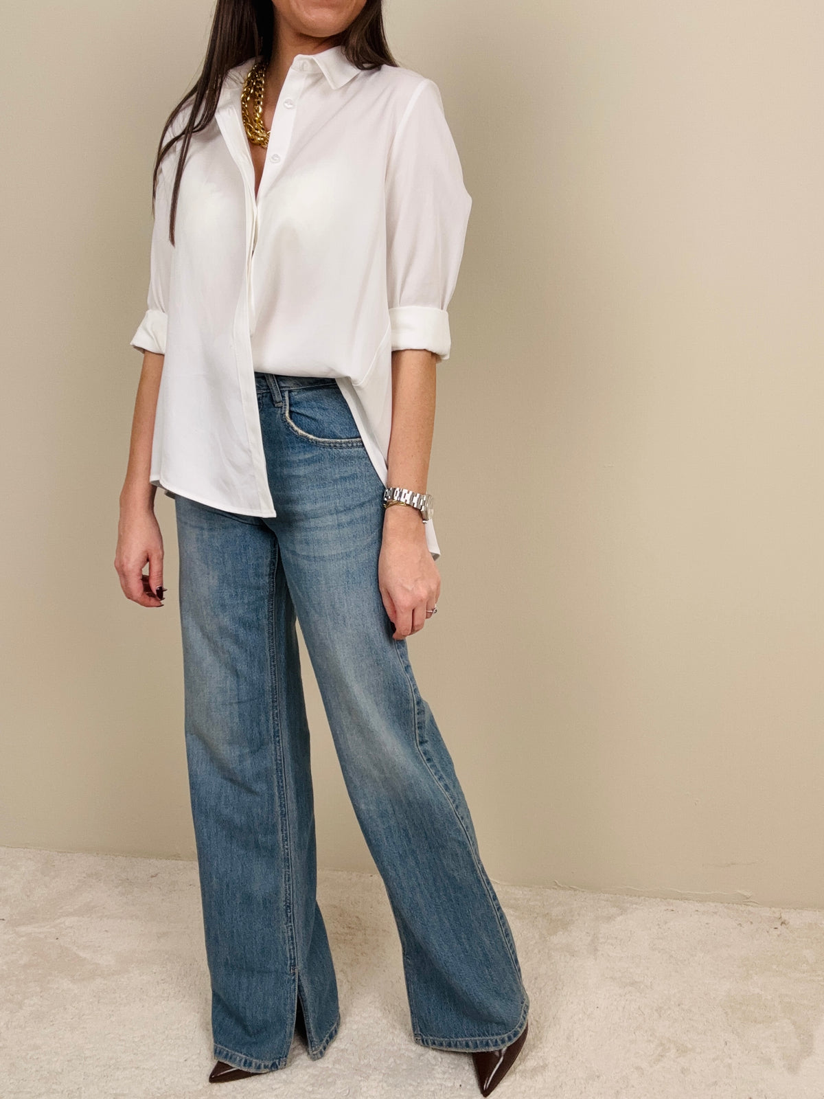 Jeans con spacchetto