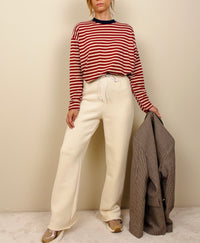 Pantalone ginnico burro