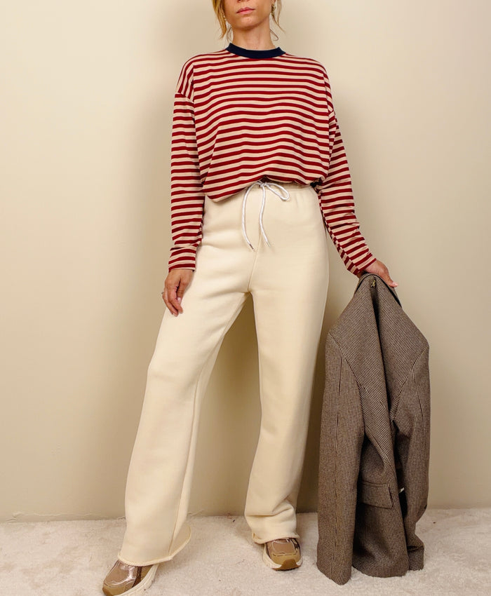 Pantalone ginnico burro