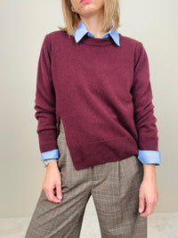 Maglioncino girocollo 100%lana