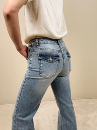 Jeans Emily flare lavaggio chiaro