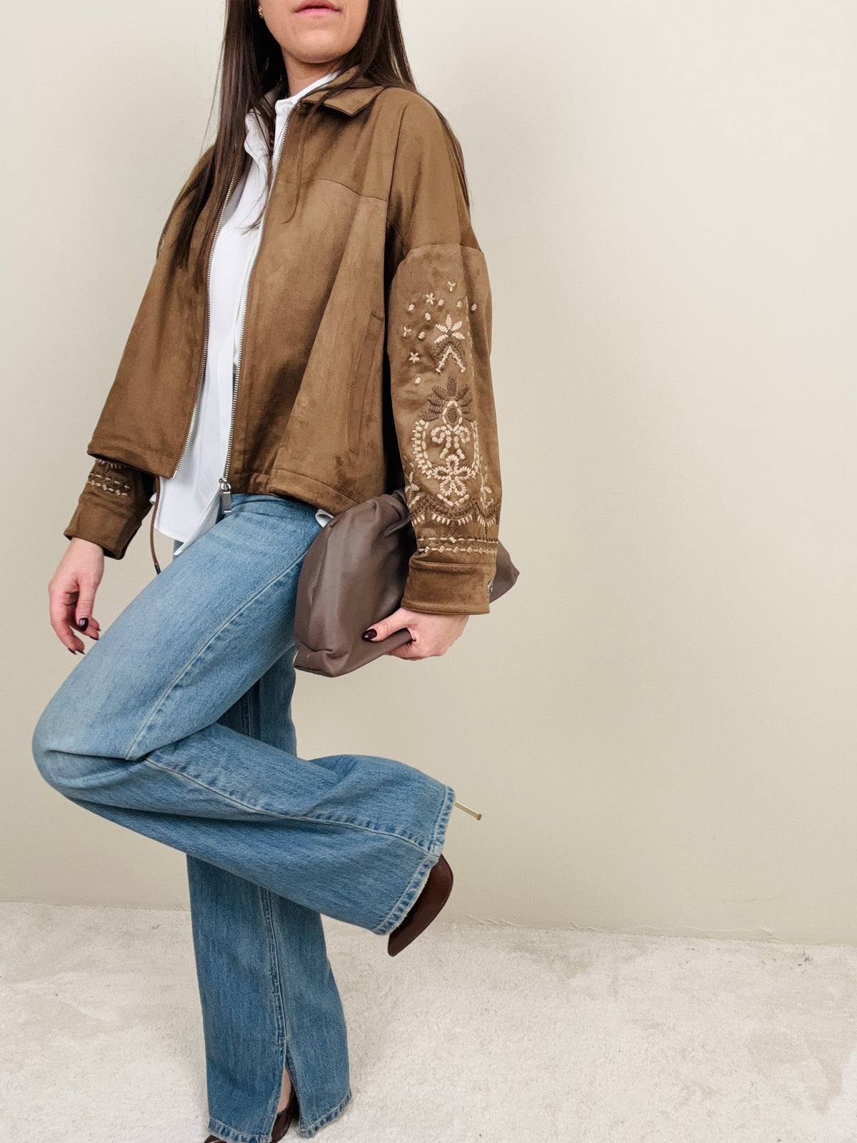 Jeans con spacchetto