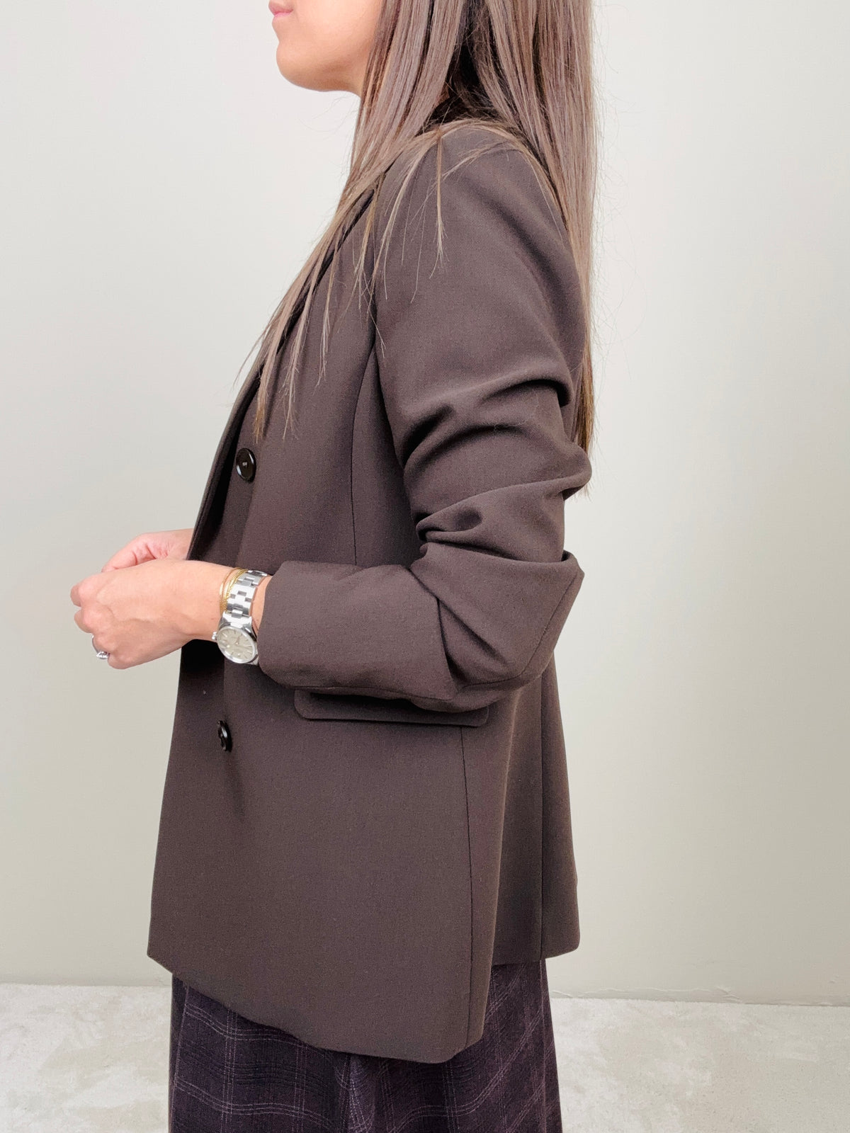 Blazer doppiopetto cioccolato