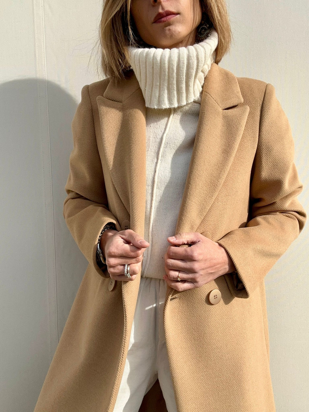 Cappotto cammello