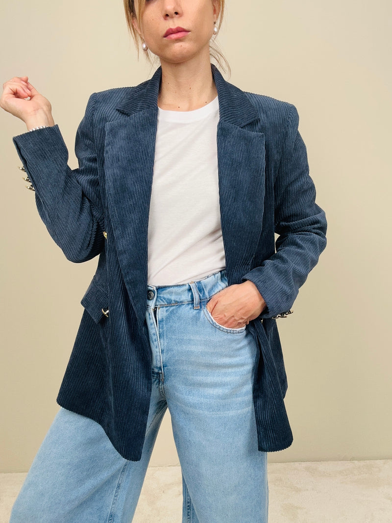 Blazer in velluto