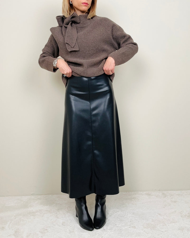 Gonna in ecopelle (più colori)