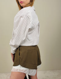 Short con abbassamento in pizzo