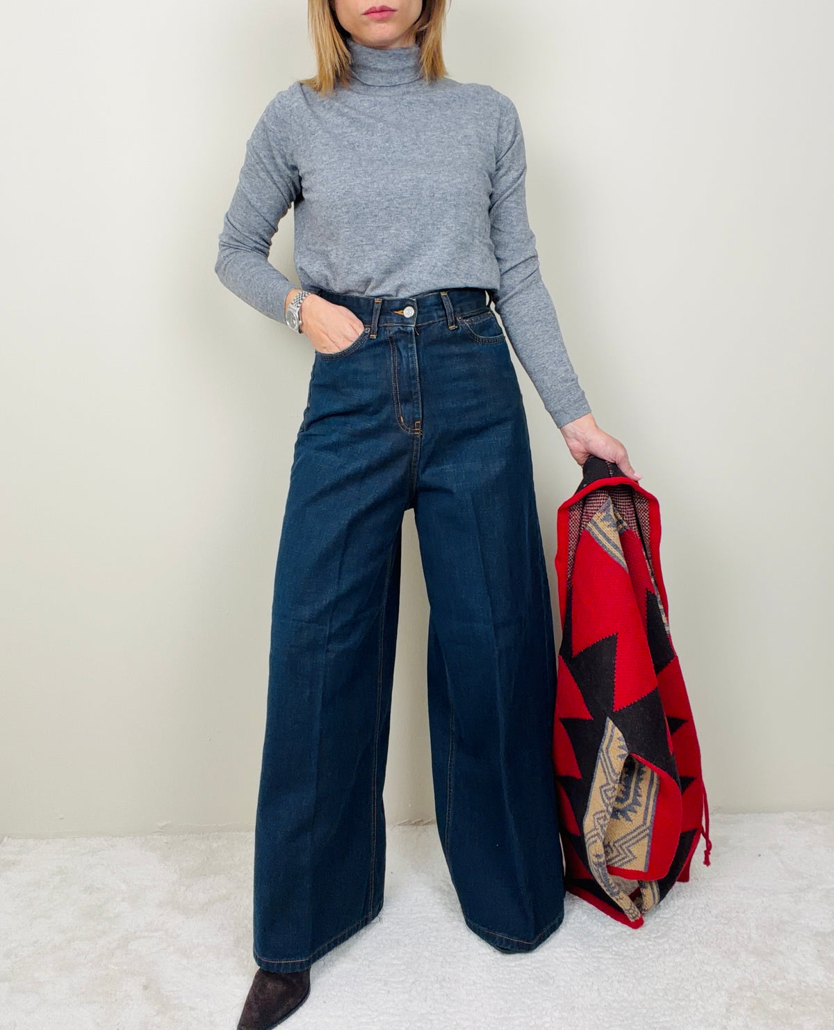Jeans gonna-pantalone